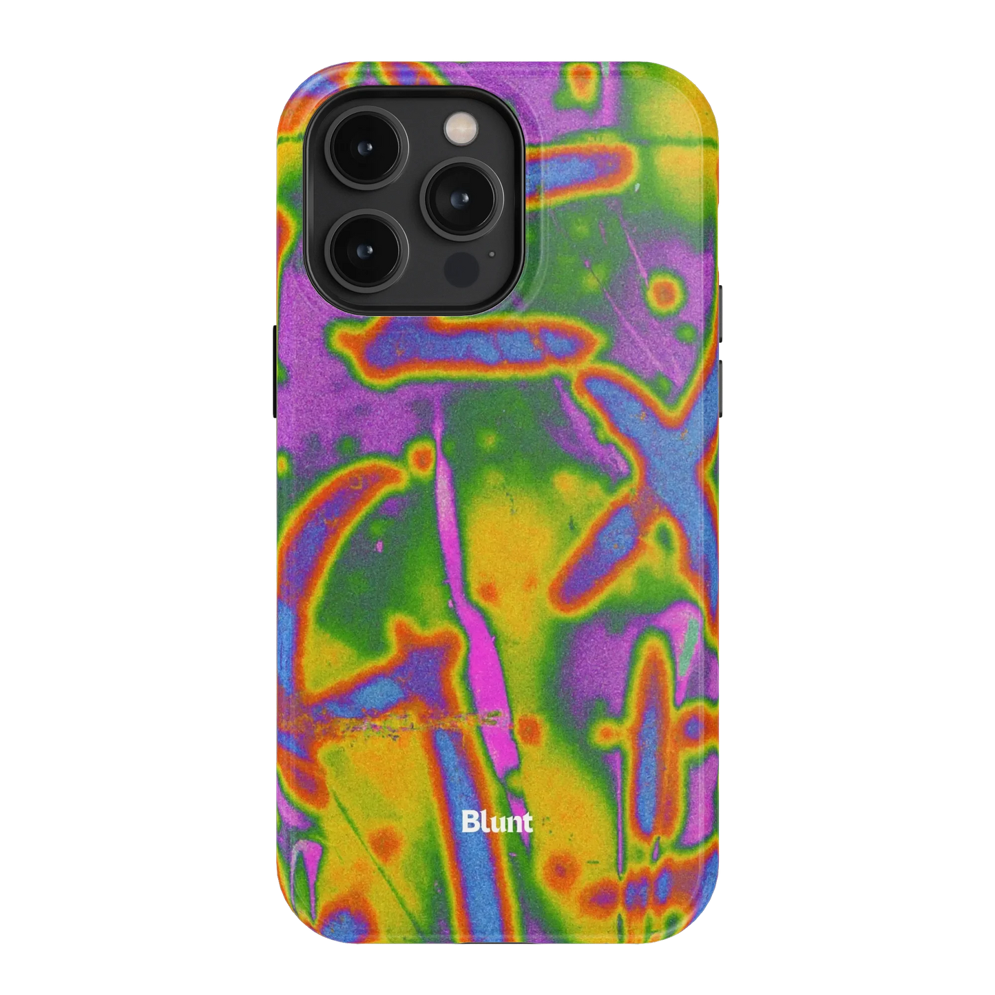 Neon Terrain iPhone Case