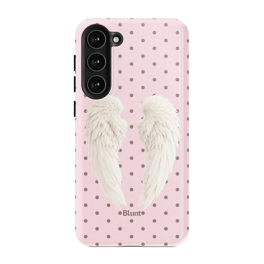 Pink Polka Wing Samsung Case