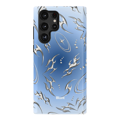 Blue Cyber Samsung Case