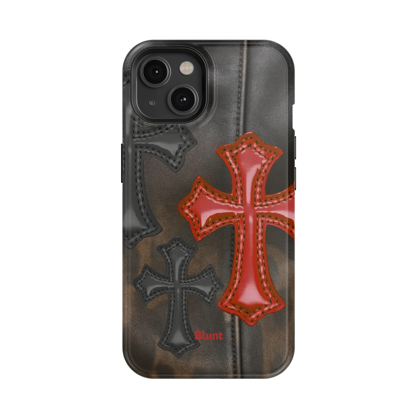 Leather Crosses iPhone Case