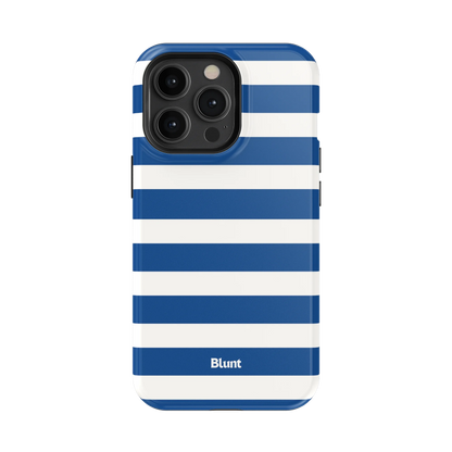 Navy Stripe iPhone Case