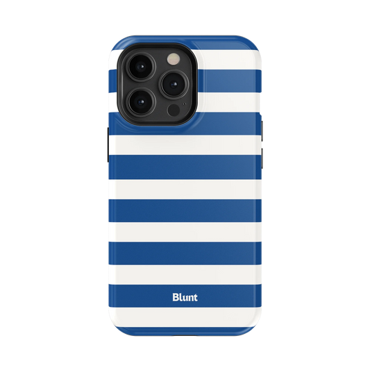 Navy Stripe iPhone Case