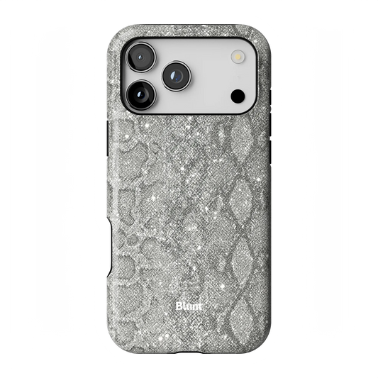 Silver Python iPhone Case