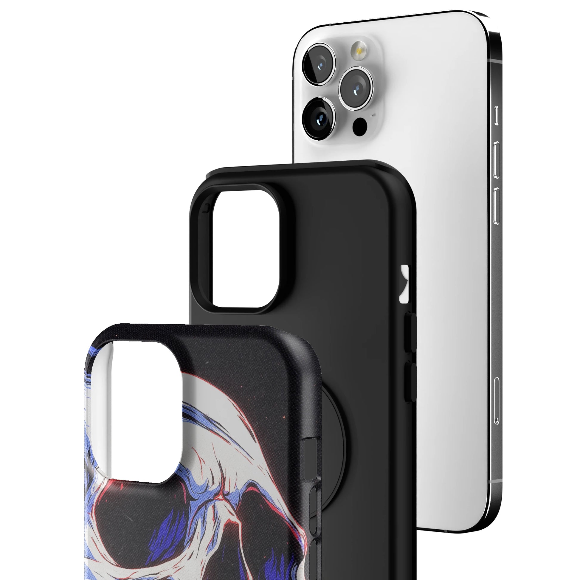 Anaglyph Skull iPhone Case gallery - Iphone_12_Pro_Max_3