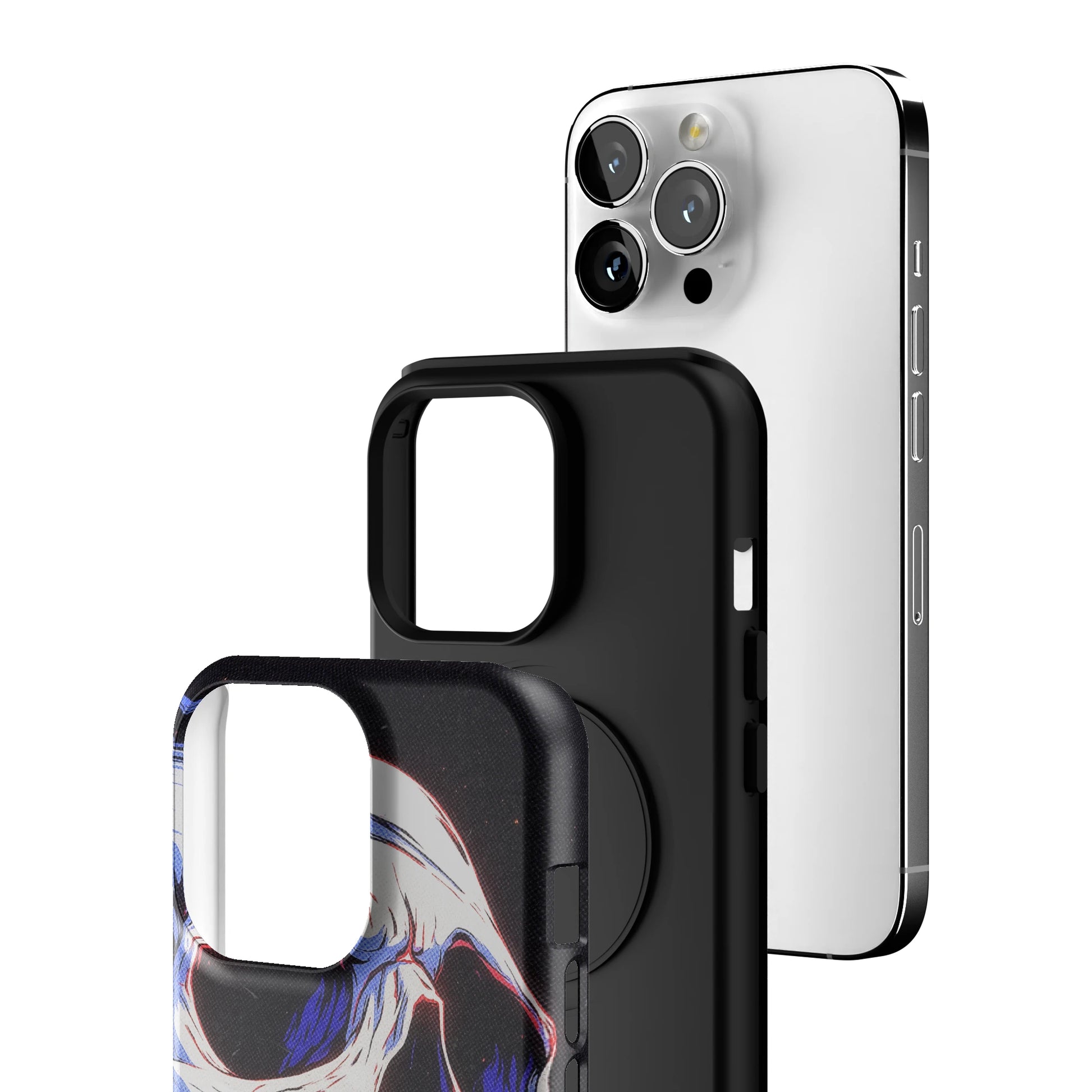 Anaglyph Skull iPhone Case gallery - Iphone_13_Pro_3