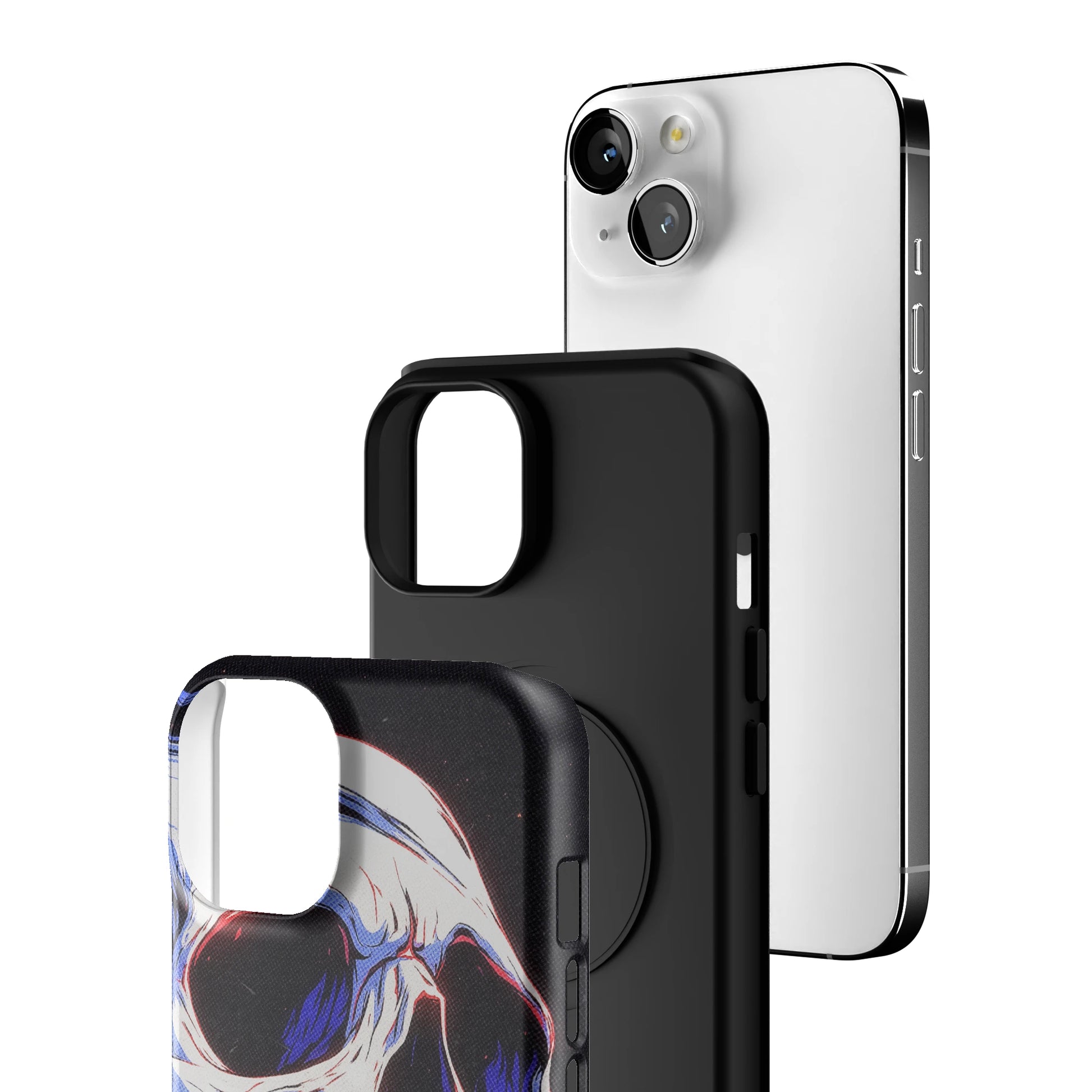 Anaglyph Skull iPhone Case gallery - Iphone_14_Iphone_3
