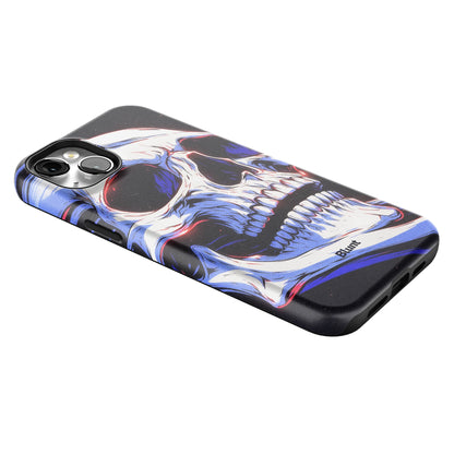 Anaglyph Skull iPhone Case gallery - Iphone_14_Mini_Air_Plus_2