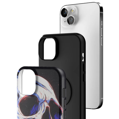 Anaglyph Skull iPhone Case gallery - Iphone_14_Mini_Air_Plus_3