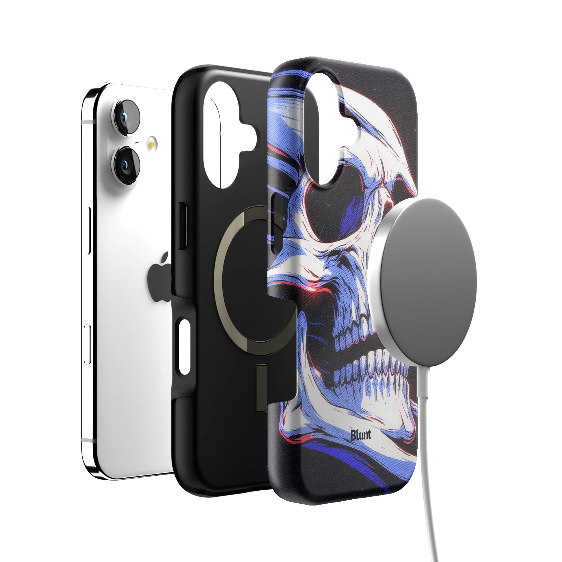 Anaglyph Skull iPhone Case gallery - Iphone_17_Iphone_4