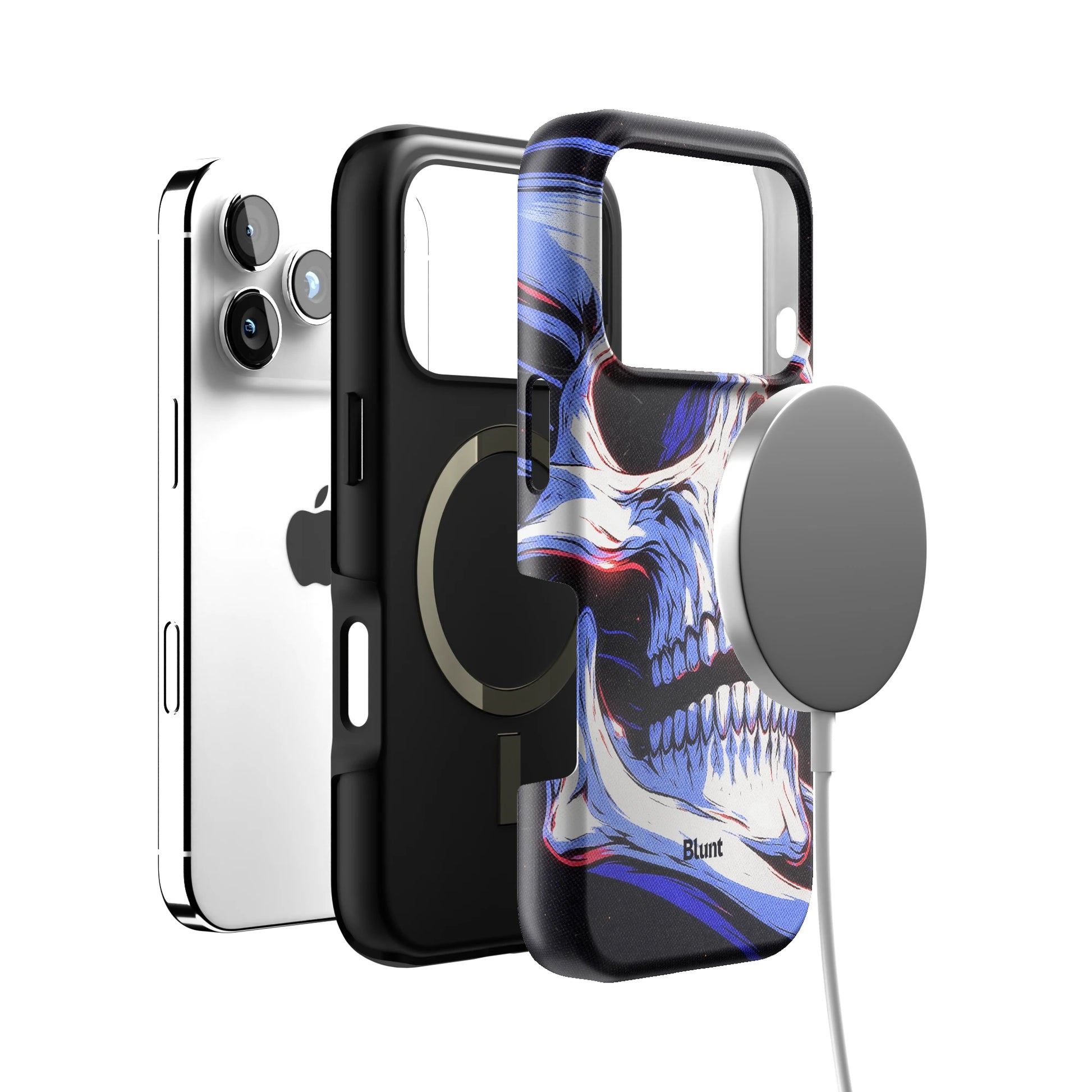 Anaglyph Skull iPhone Case gallery - Iphone_17_Pro_4