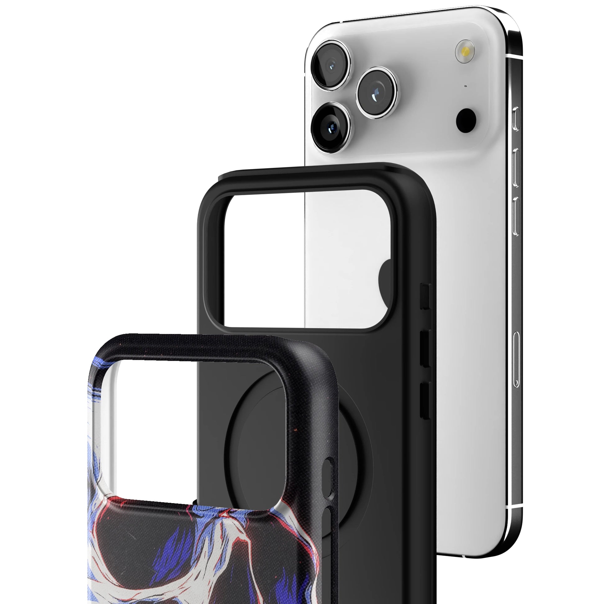 Anaglyph Skull iPhone Case gallery - Iphone_17_Pro_Max_3