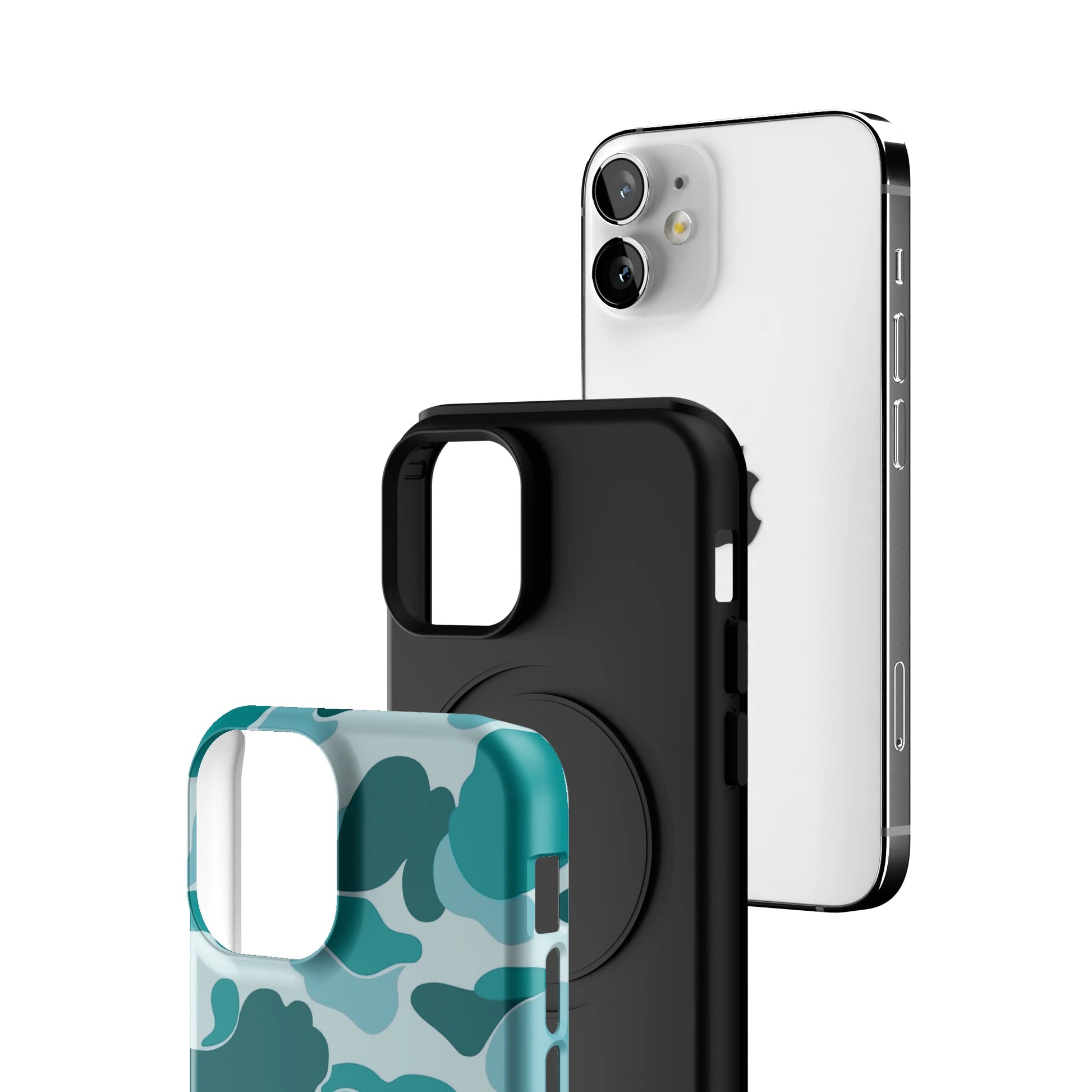 Aqua Camo iPhone Case gallery - Iphone_12_Mini_Air_Plus_3