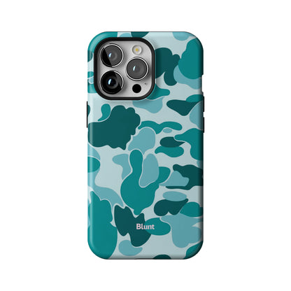 Aqua Camo iPhone Case gallery - Iphone_13_Pro_1