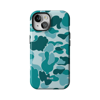 Aqua Camo iPhone Case gallery - Iphone_15_Iphone_1