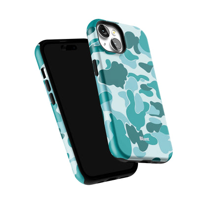 Aqua Camo iPhone Case gallery - Iphone_15_Iphone_6