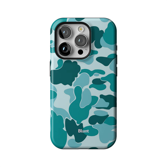 Aqua Camo iPhone Case gallery - Iphone_15_Pro_1