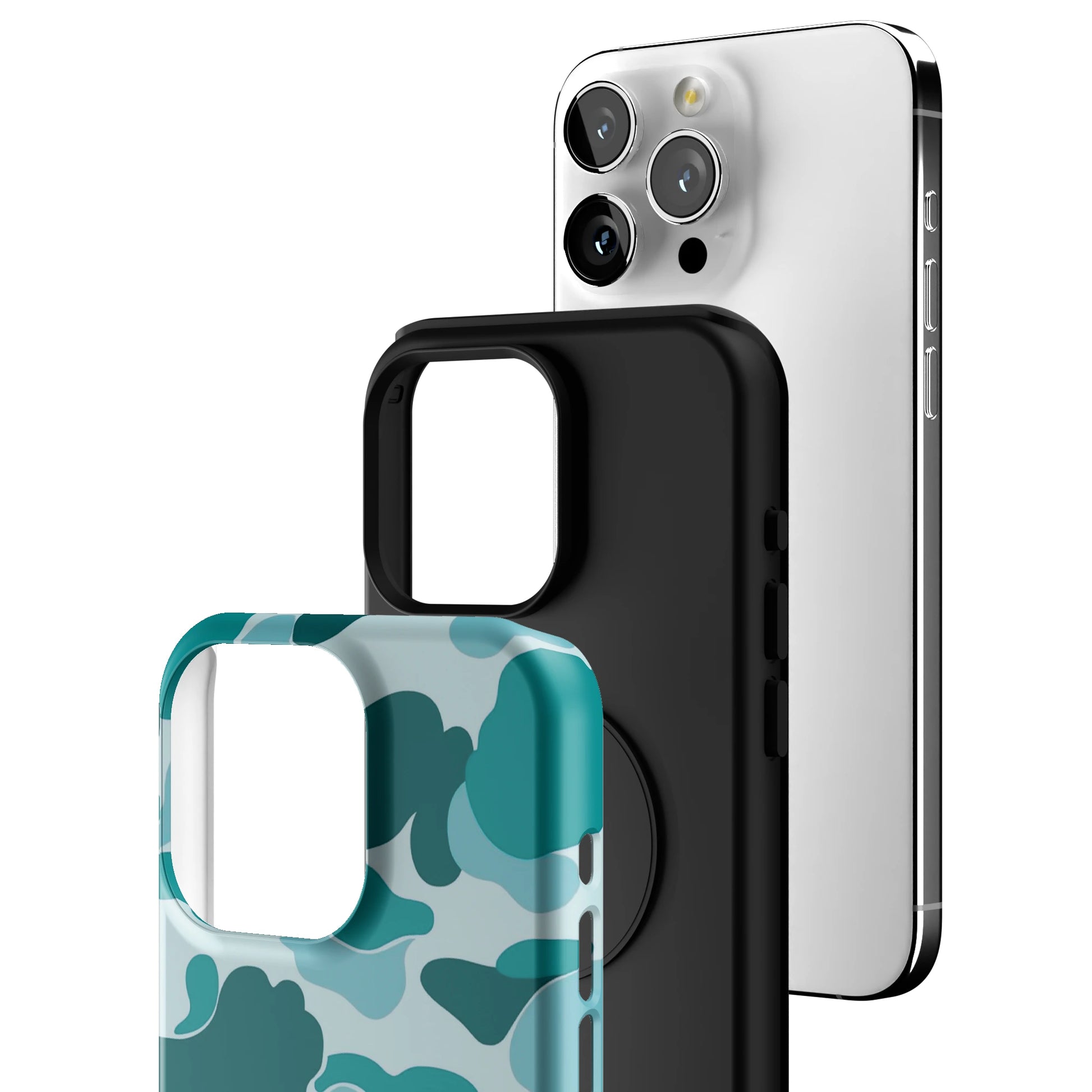 Aqua Camo iPhone Case gallery - Iphone_15_Pro_Max_3