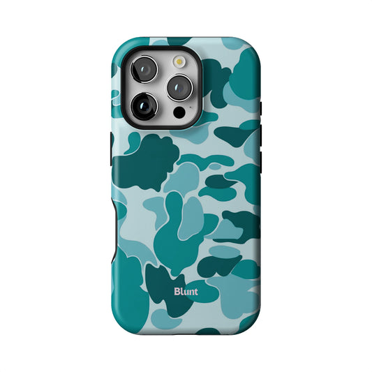 Aqua Camo iPhone Case gallery - Iphone_16_Pro_1