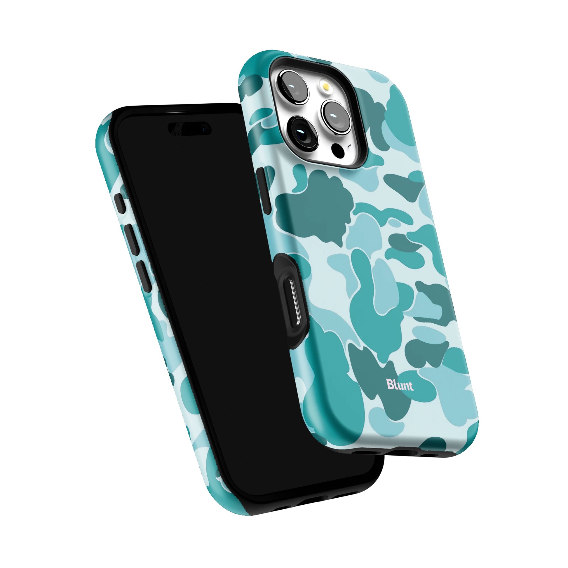 Aqua Camo iPhone Case gallery - Iphone_16_Pro_6
