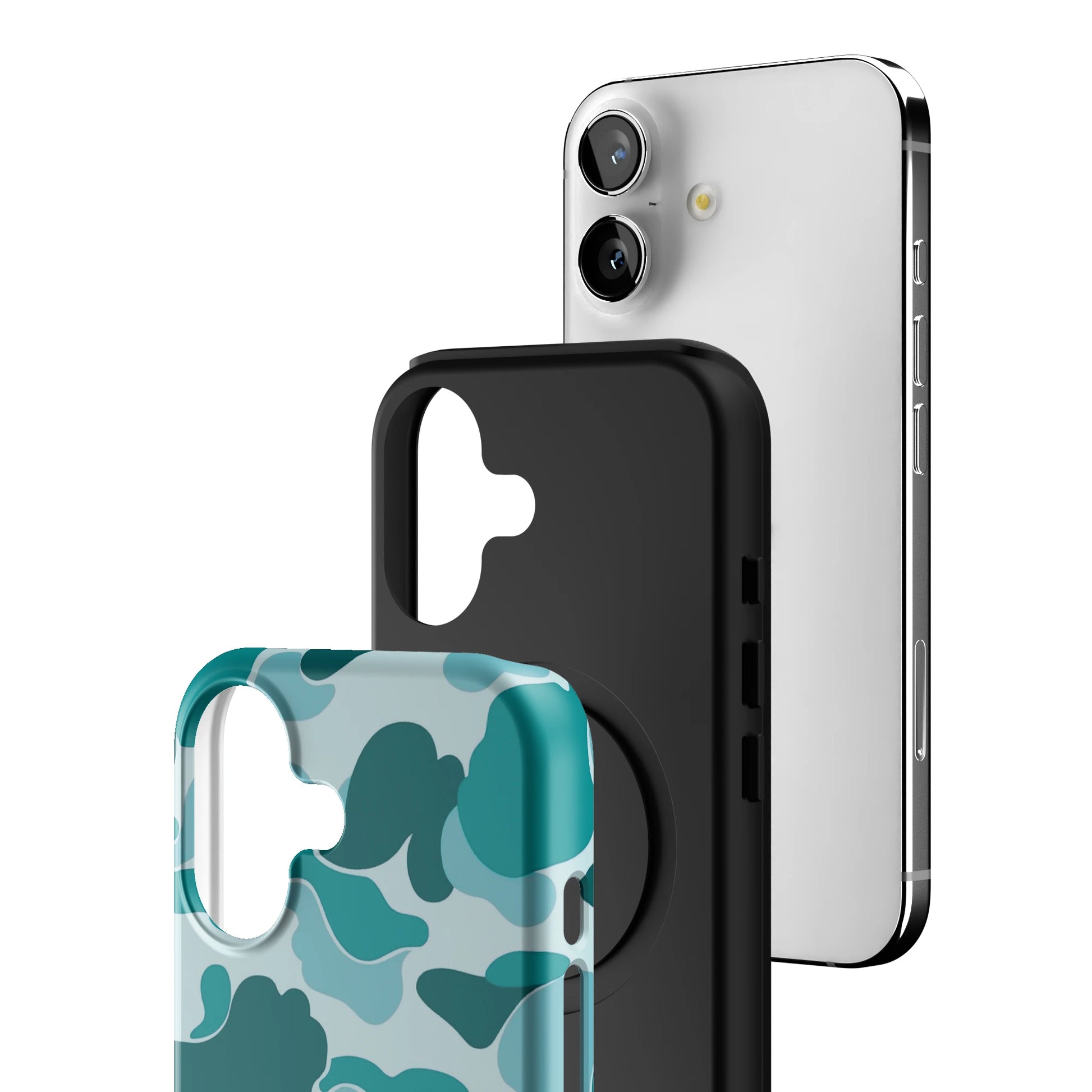 Aqua Camo iPhone Case gallery - Iphone_17_Iphone_3