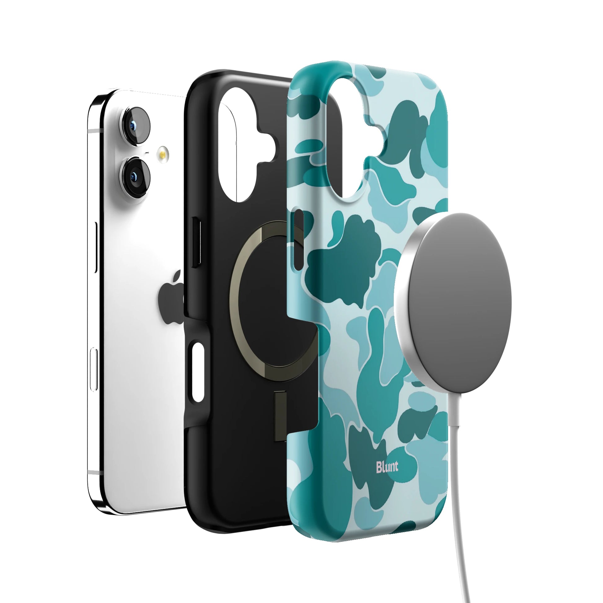 Aqua Camo iPhone Case gallery - Iphone_17_Iphone_4