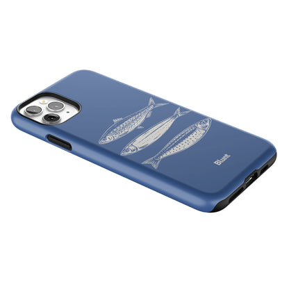 Blue Fins iPhone Case gallery - Iphone_11_Pro_Max_2
