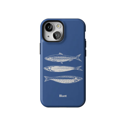Blue Fins iPhone Case gallery - Iphone_13_Mini_Air_Plus_1