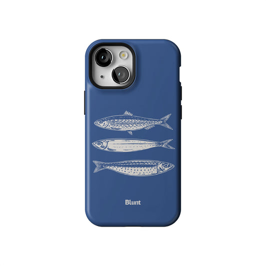 Blue Fins iPhone Case gallery - Iphone_13_Mini_Air_Plus_1