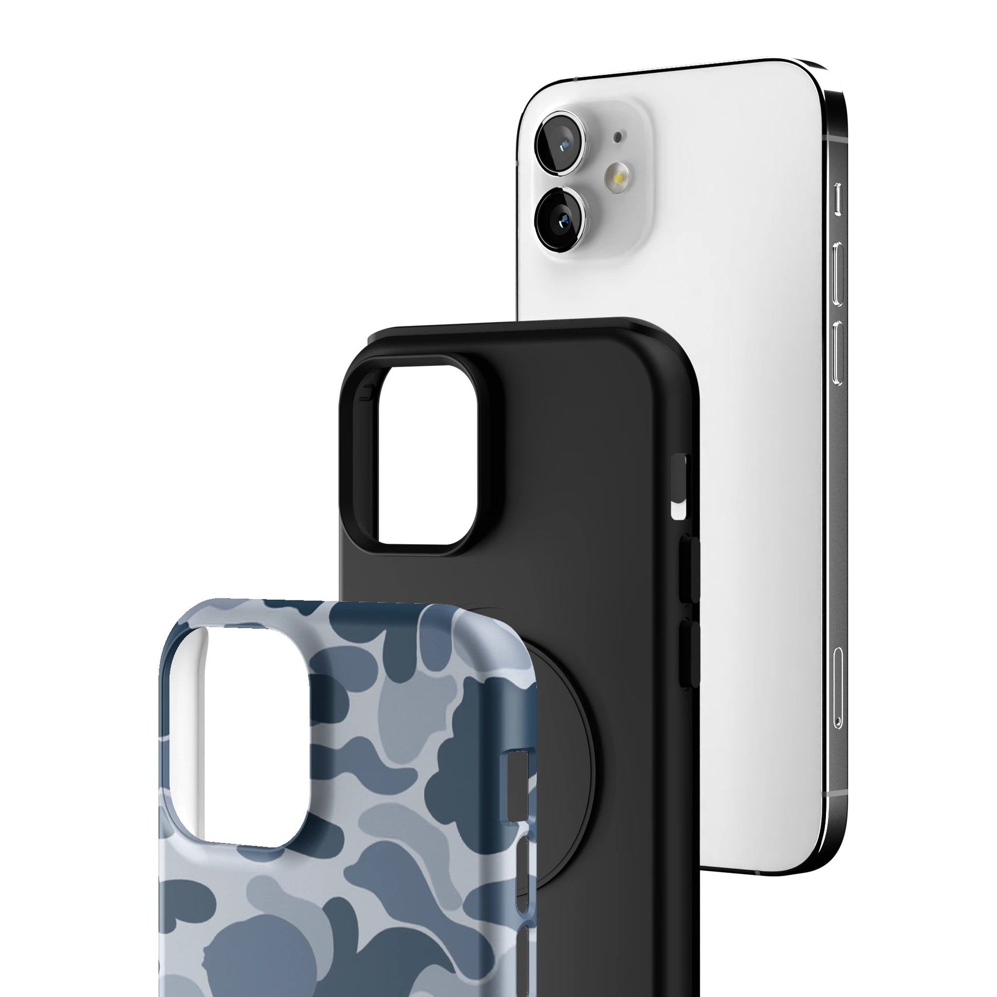 Bluish Camo iPhone Case gallery - Iphone_12_Iphone_3