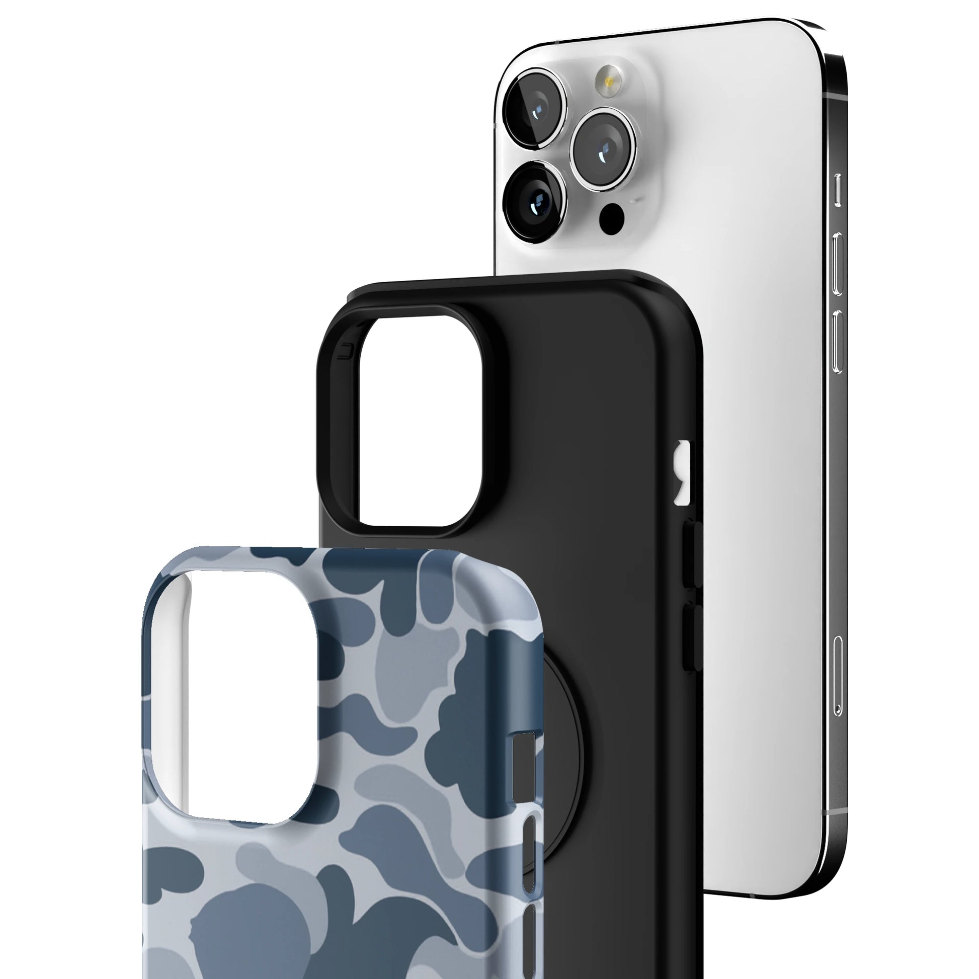 Bluish Camo iPhone Case gallery - Iphone_13_Pro_Max_3