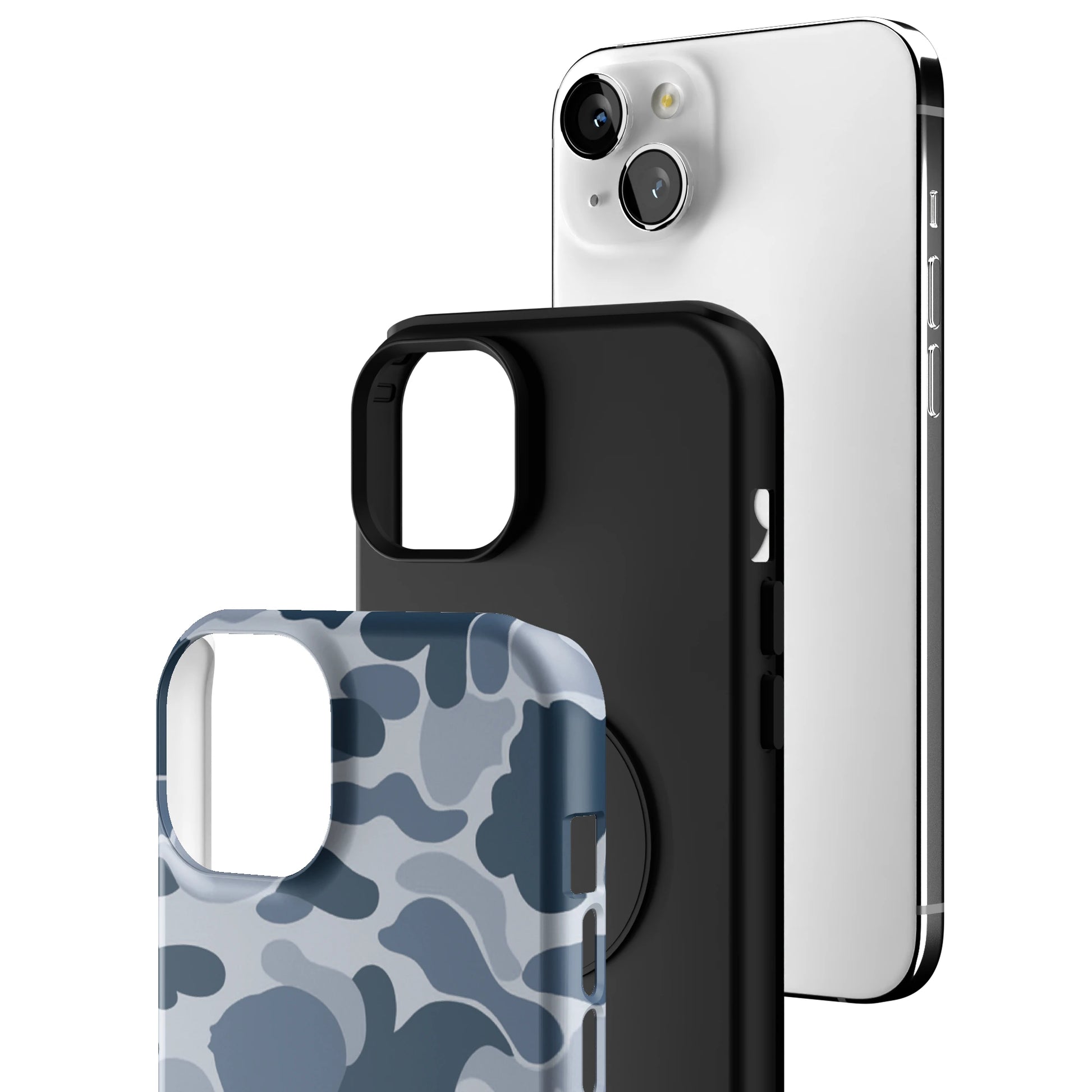 Bluish Camo iPhone Case gallery - Iphone_15_Mini_Air_Plus_3