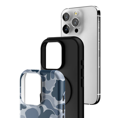 Bluish Camo iPhone Case gallery - Iphone_16_Pro_3