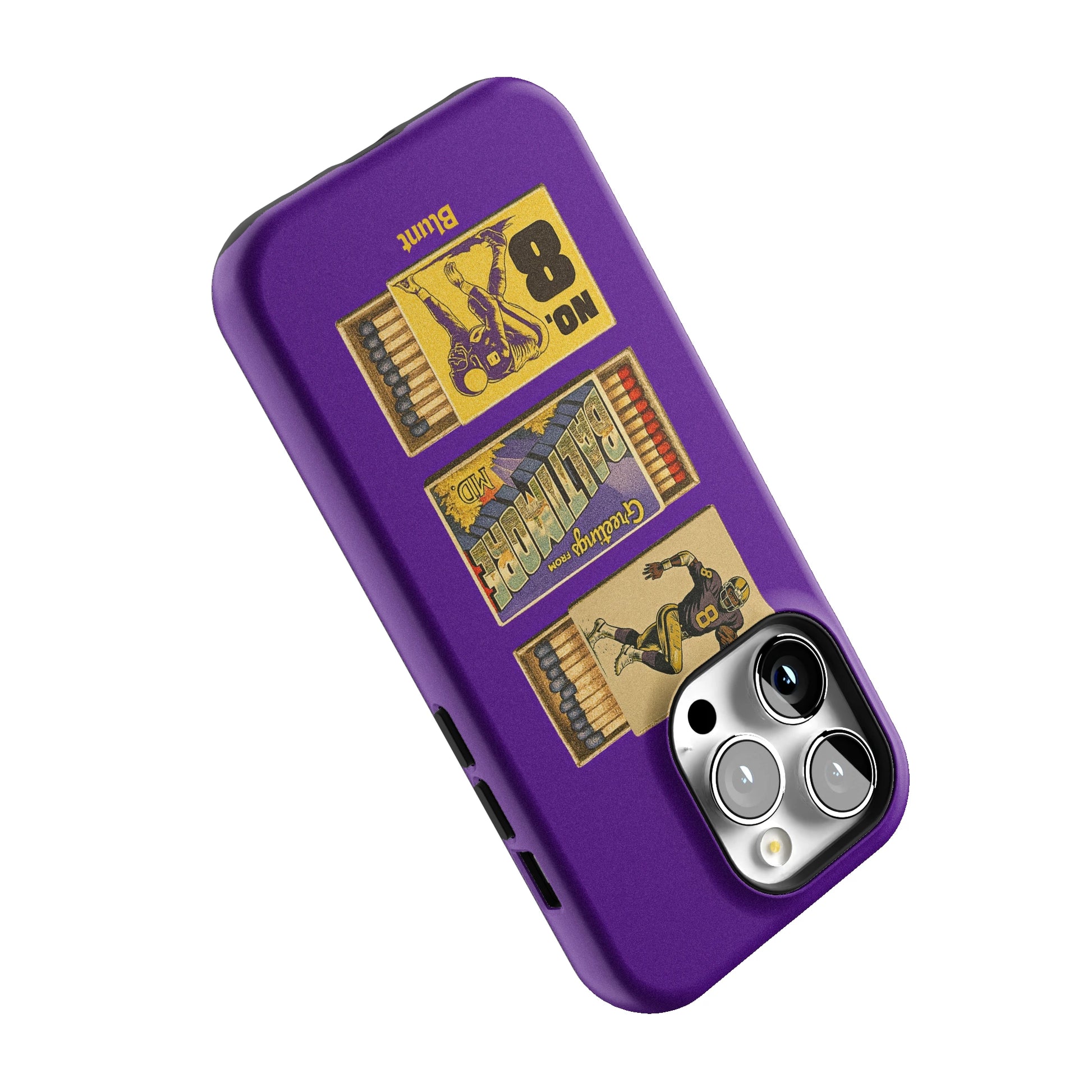 B'More Football iPhone Case gallery - Iphone_14_Pro_5