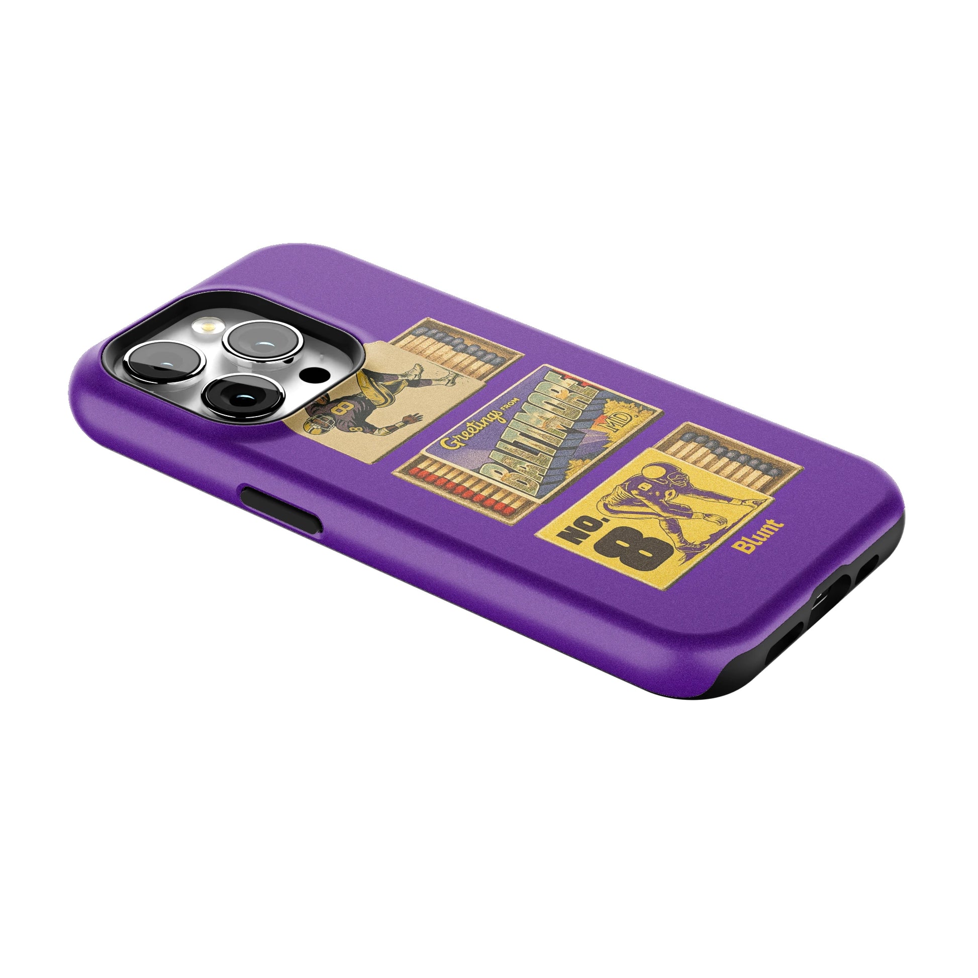 B'More Football iPhone Case gallery - Iphone_15_Pro_2