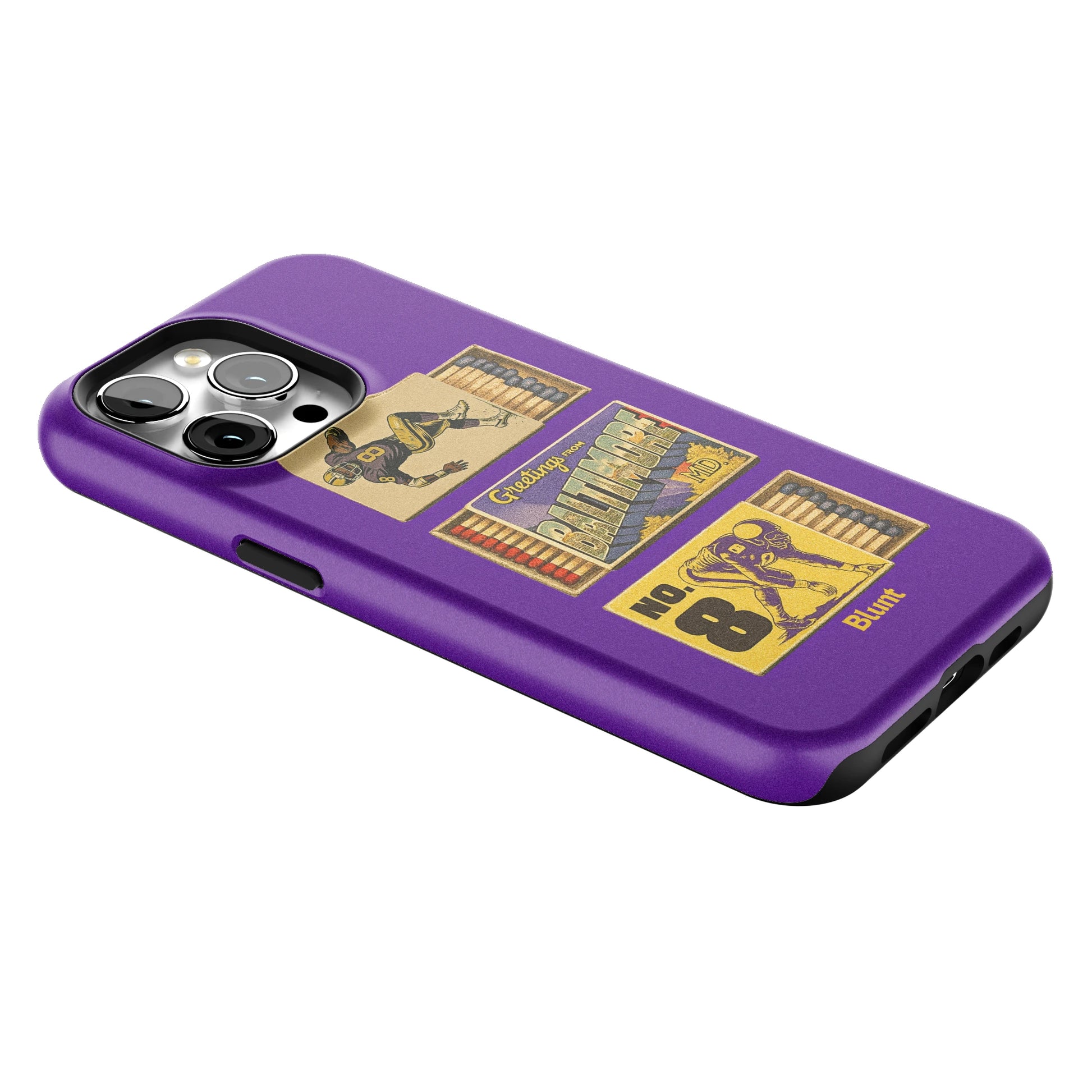 B'More Football iPhone Case gallery - Iphone_15_Pro_Max_2