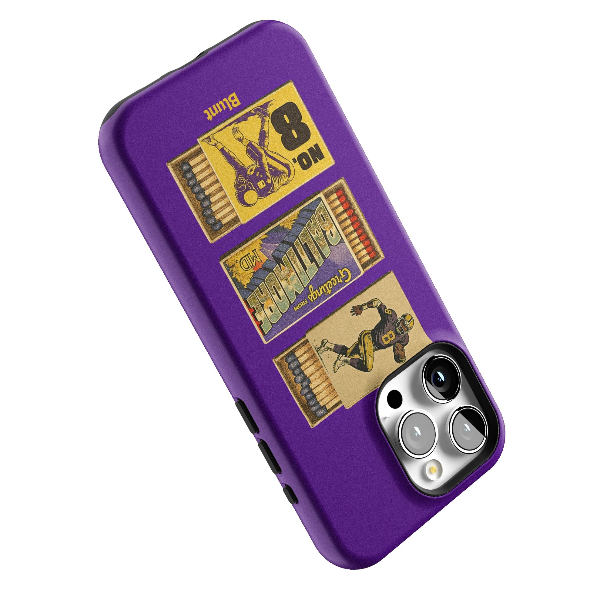 B'More Football iPhone Case gallery - Iphone_15_Pro_Max_5