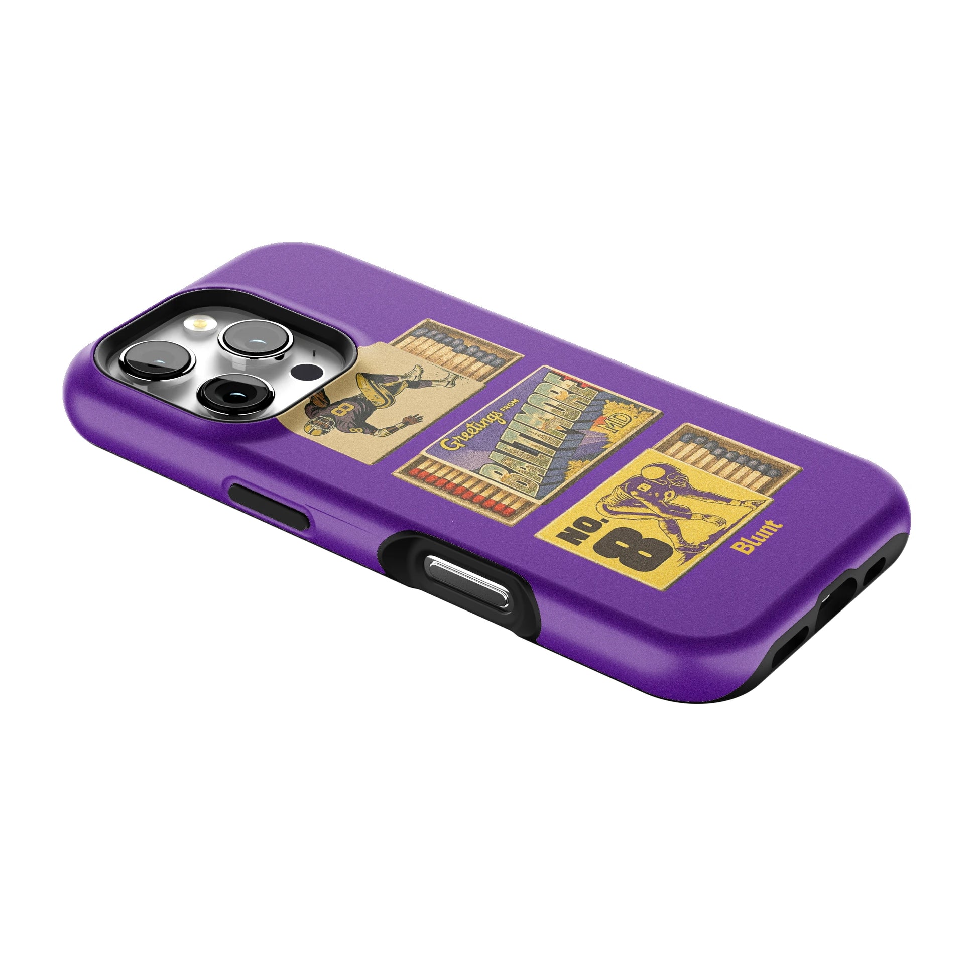 B'More Football iPhone Case gallery - Iphone_16_Pro_2