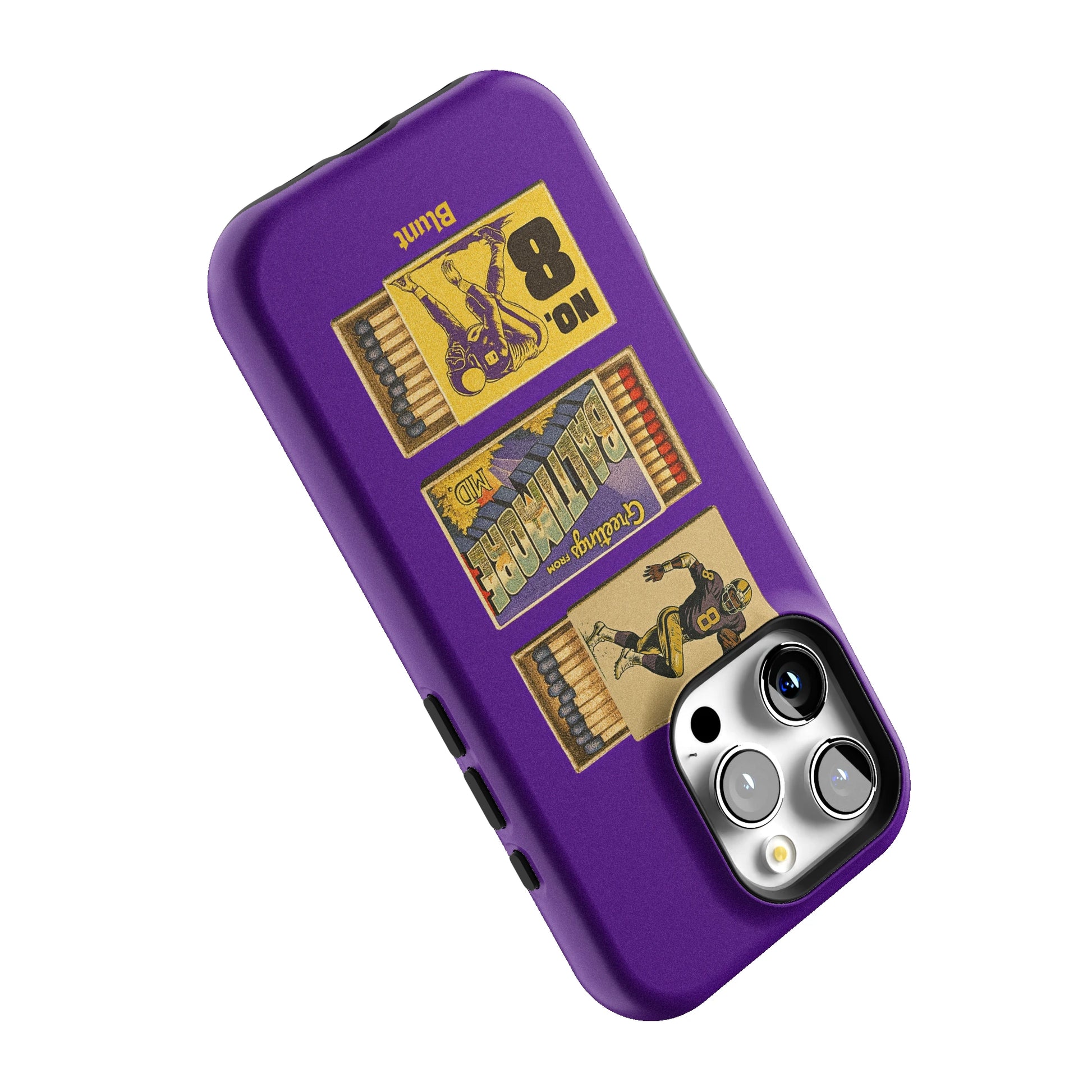 B'More Football iPhone Case gallery - Iphone_16_Pro_5