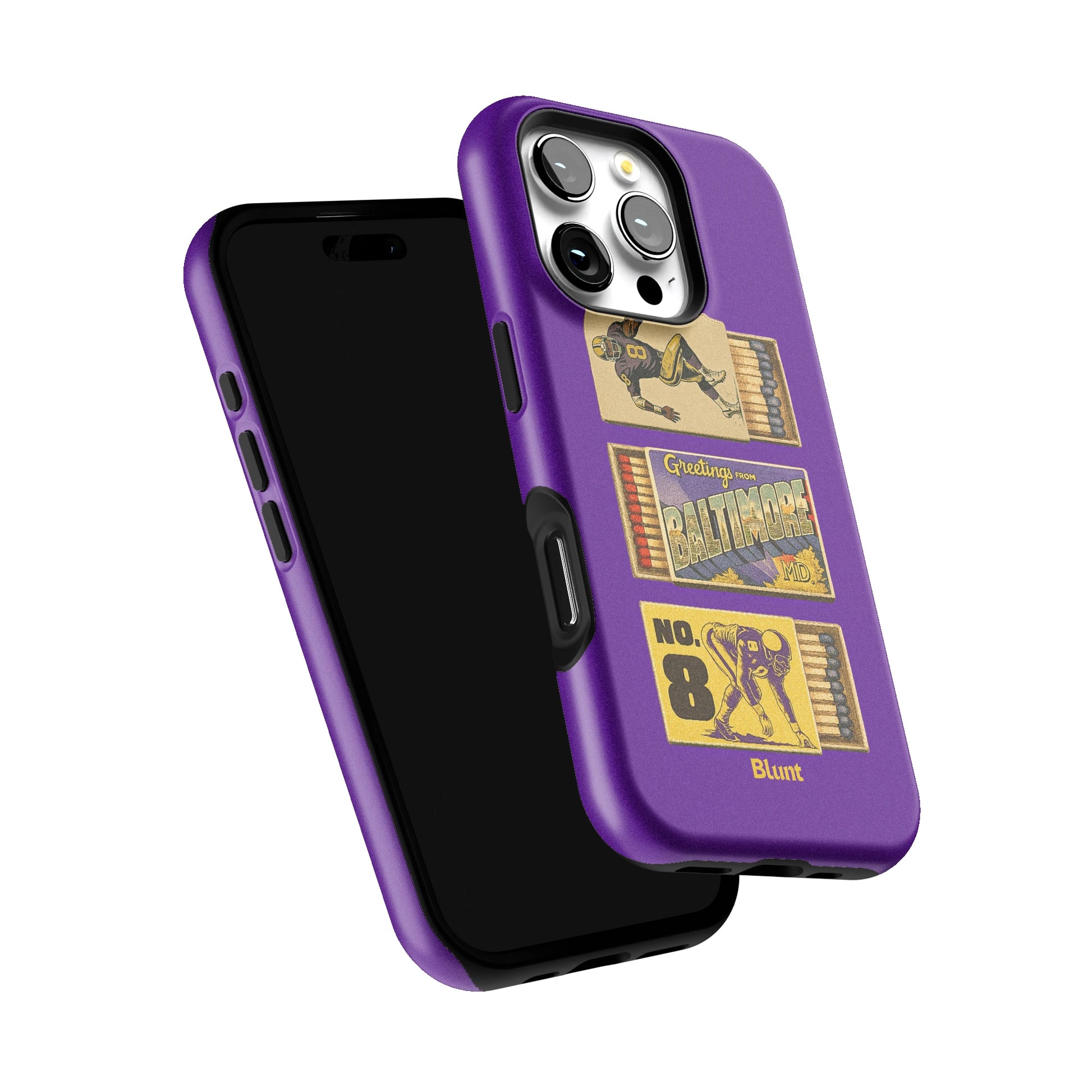 B'More Football iPhone Case gallery - Iphone_16_Pro_6