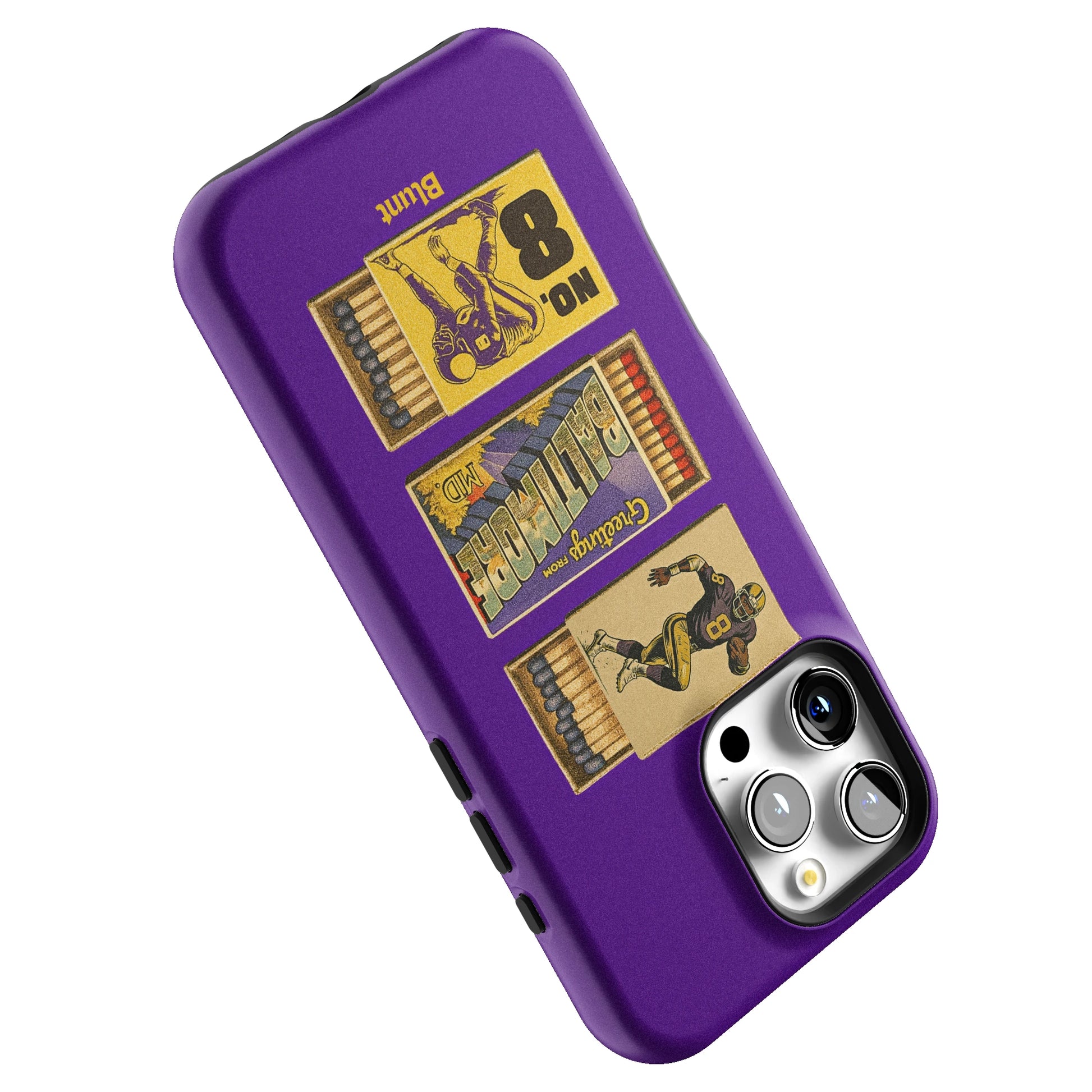 B'More Football iPhone Case gallery - Iphone_16_Pro_Max_5