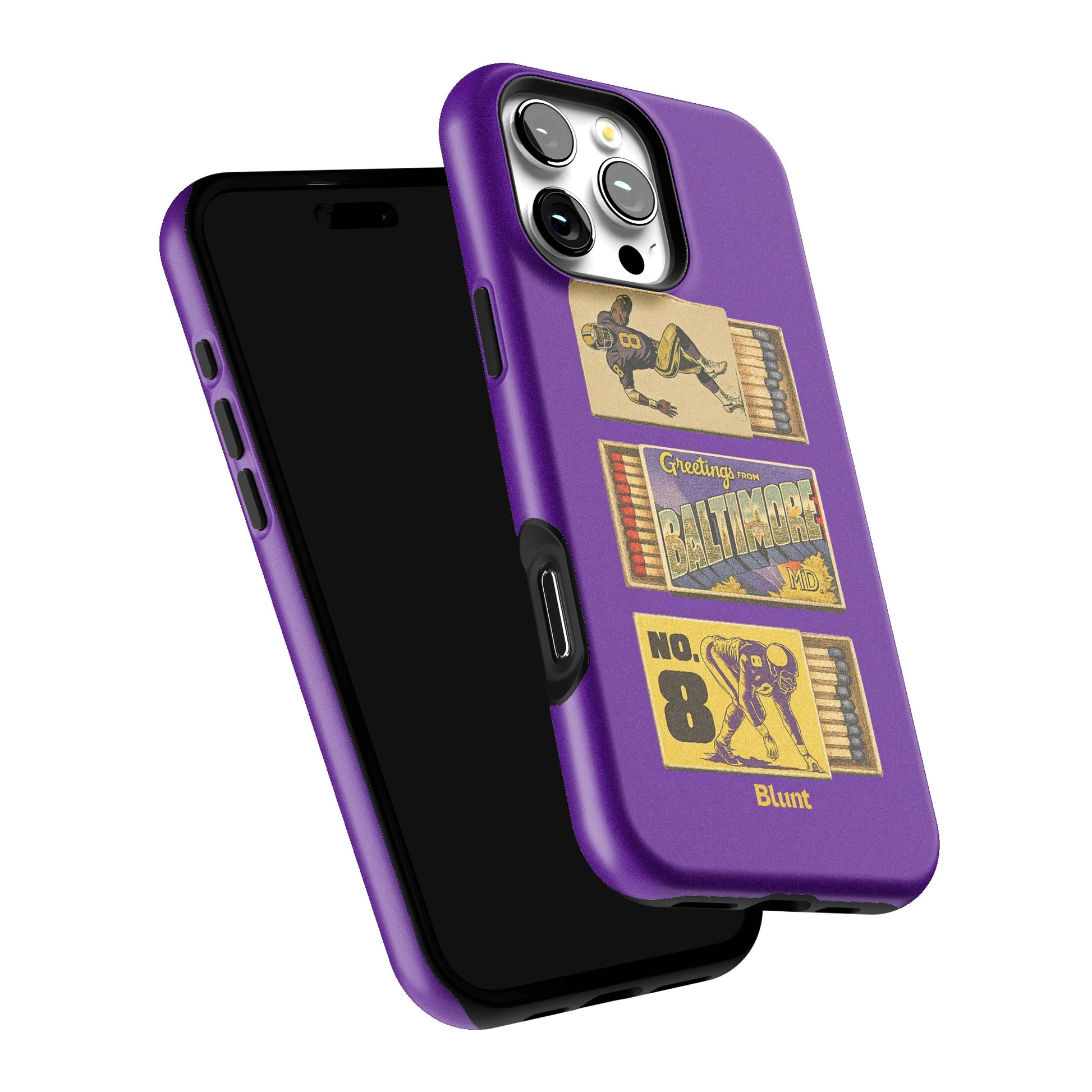B'More Football iPhone Case gallery - Iphone_16_Pro_Max_6