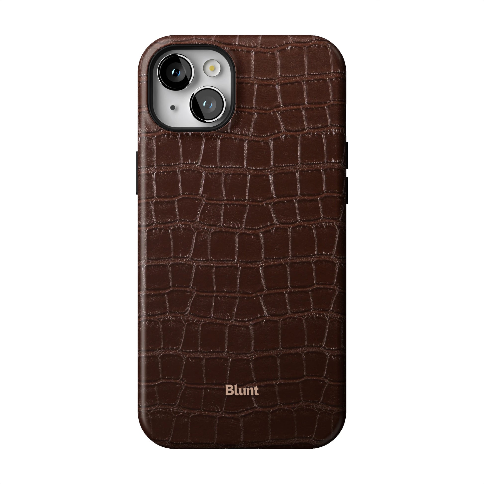 Chestnut Croc iPhone Case gallery - Iphone_14_Mini_Air_Plus_1