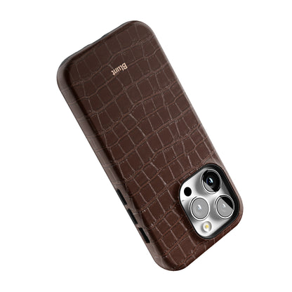 Chestnut Croc iPhone Case gallery - Iphone_14_Pro_5