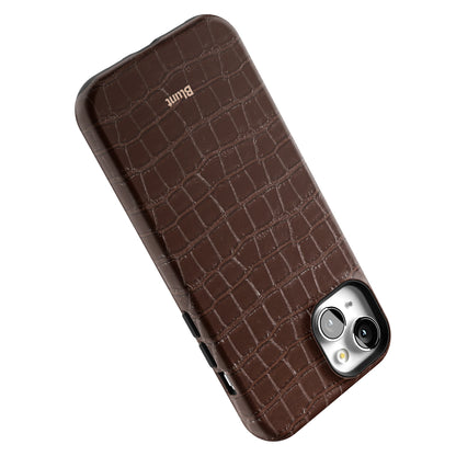 Chestnut Croc iPhone Case gallery - Iphone_15_Mini_Air_Plus_5
