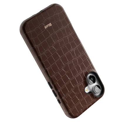 Chestnut Croc iPhone Case gallery - Iphone_16_Mini_Air_Plus_5