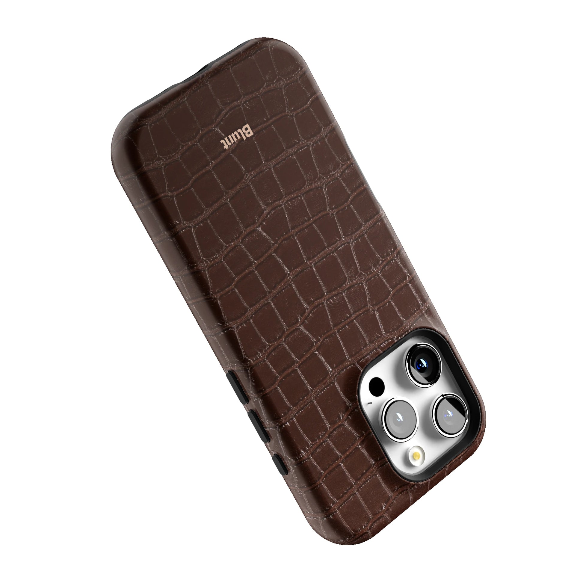 Chestnut Croc iPhone Case gallery - Iphone_16_Pro_5