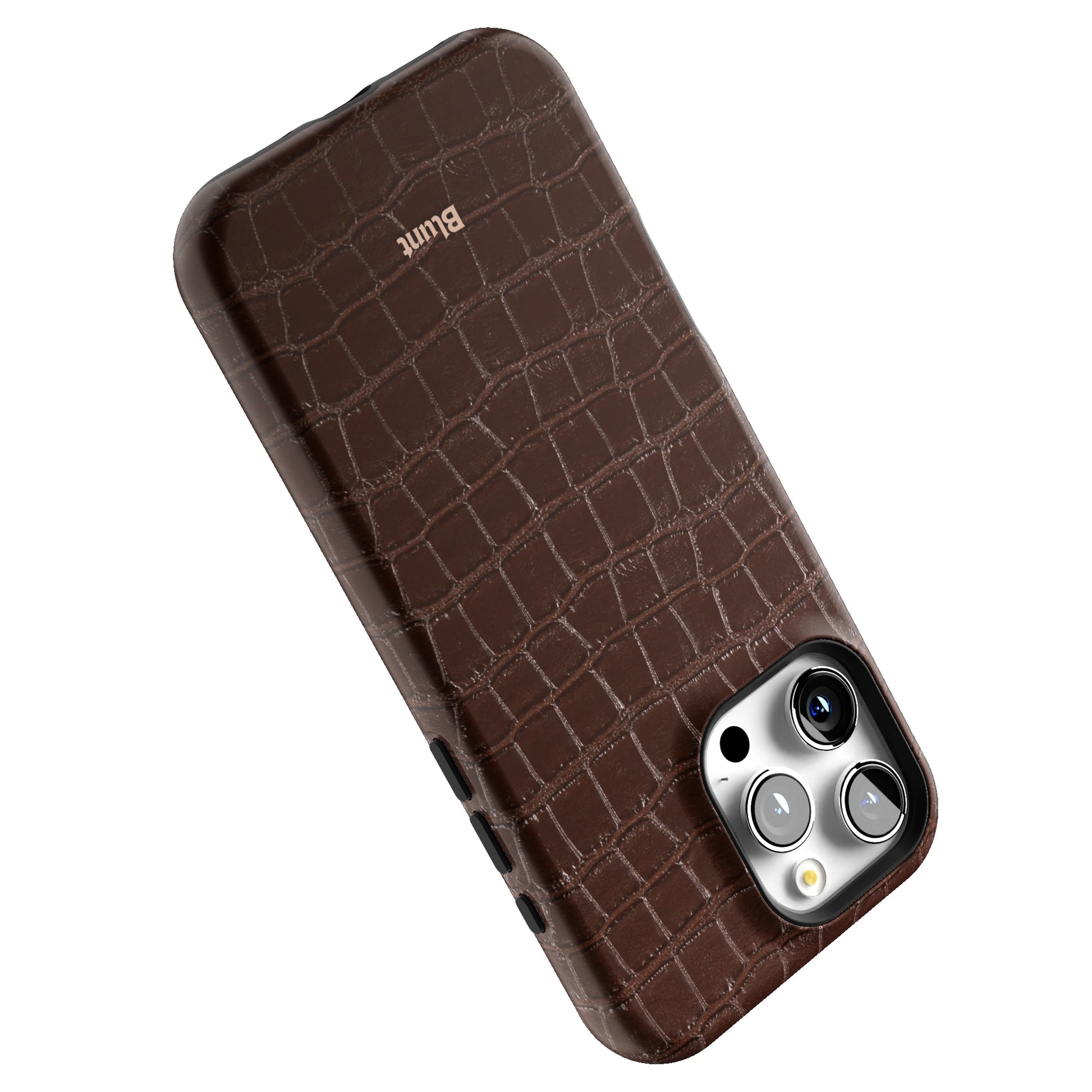 Chestnut Croc iPhone Case gallery - Iphone_16_Pro_Max_5