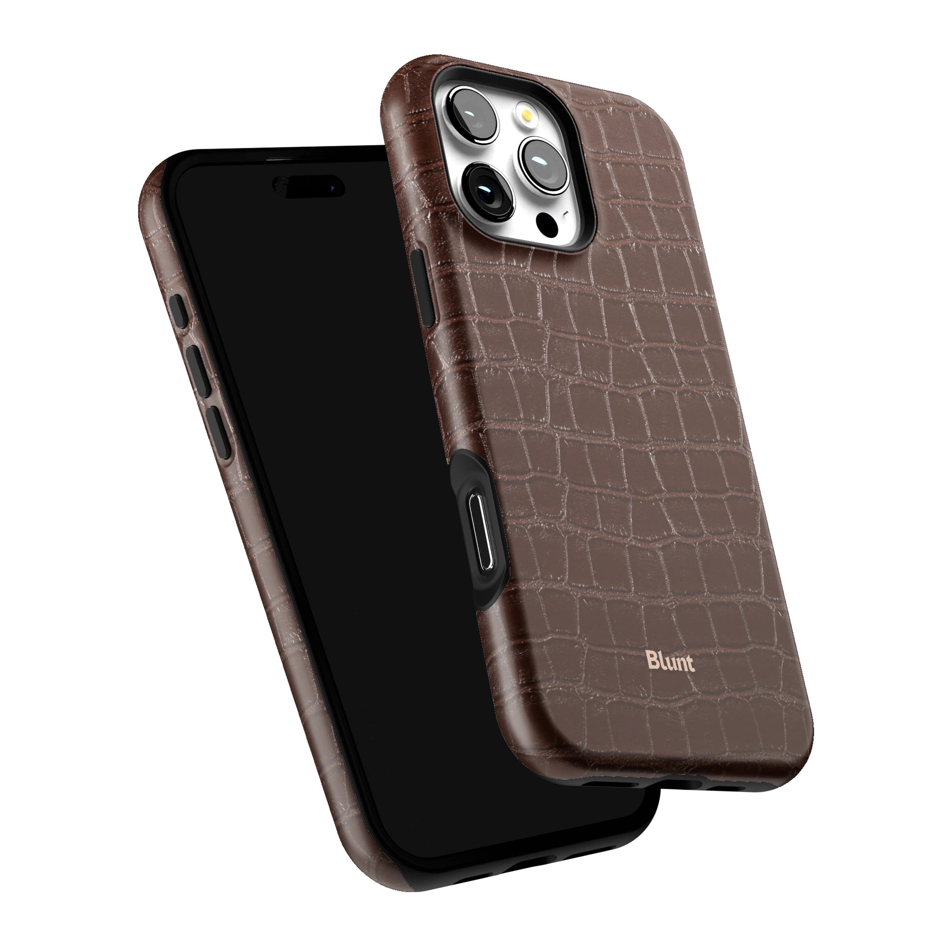 Chestnut Croc iPhone Case gallery - Iphone_16_Pro_Max_6