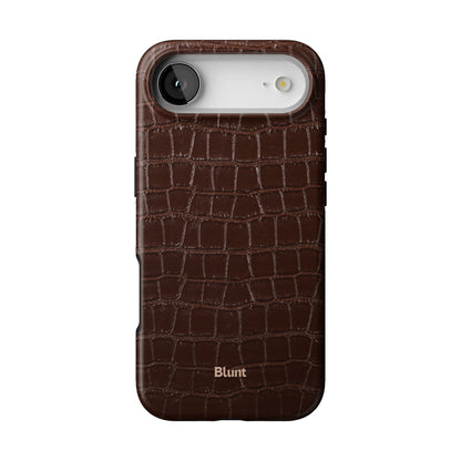 Chestnut Croc iPhone Case gallery - Iphone_17_Air_1
