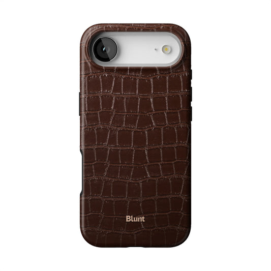 Chestnut Croc iPhone Case gallery - Iphone_17_Air_1